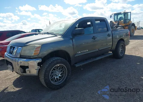 2008 Nissan Titan Se из США, поврежденный, VIN 1N6BA07D28N314534